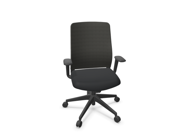 Actiu Silla A+S work 30 Respaldo Alto Negro express
